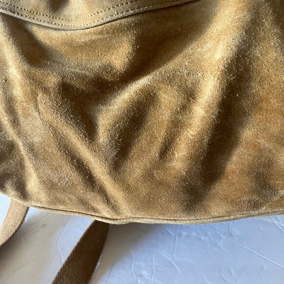 FREE PEOPLE MOHAVE MESSENGER DISTRESSED TAN BAG - Picture 4 of 7